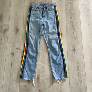 Topshop Rainbow Jeans